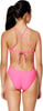 Speedo Womens Swimsuit One Piece Endurance Turnz Tie Back SolidPink Glo