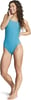 Speedo Womens Swimsuit One Piece Endurance Turnz Tie Back SolidVibrant Turquoise