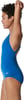 Speedo Womens Swimsuit One Piece Endurance Ultraback Solid Contemporary CutSpeedo Blue