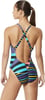 Speedo Womens Swimsuit One Piece Prolt Relay Back PrintedDiscontinuedStellar Stripe Multi