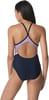 Speedo Womens Swimsuit One Piece Quantum Splice Thin Strap High Cut SolidFusion Peacoat