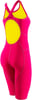 Speedo Womens Swimsuit One Piece Vanquisher Kneeskin Open BackBlazing Pink