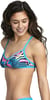 Speedo Womens Swimsuit Top Bikini Endurance Lite Tie Back PrintNew BluePink