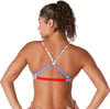 Speedo Womens Swimsuit Top Bikini Endurance Strappy Back DemiPride Animal Fever