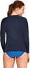 Speedo Womens Uv Swim Shirt Long Sleeve RashguardSpeedo Navy