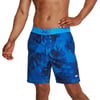 Mens Swim Trunk Knee Length Boardshort Bondi Printed18 Palm Palace Blue