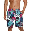 Mens Swim Trunk Knee Length Boardshort Bondi Printed20 Hothouse Anthracite