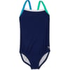 Speedo Girls Swimsuit One Piece Thin StrapsBlue Harmony