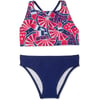 Speedo Girls Swimsuit Two Piece Bikini SetSpeedo Red