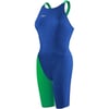 Speedo LZR Racer Elite 2 Womens Closed Back Suit BlackBlueGreen