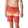 Speedo Mens Swim Trunk Knee Length Boardshort Bondi Striped20 Thruway Oriole