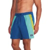 Speedo Mens Swim Trunk Mid Length Redondo StripeVertical Turkish Sea