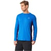 Speedo Mens UV Swim Shirt Long Sleeve Longview TeeClassic Blue