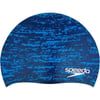 Speedo UnisexAdult Swim Cap Silicone Elastomeric  Manufacturer DiscontinuedRemix Starry Blue