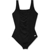 Speedo Womens Swimsuit One Piece Endurance Shirred Tank Moderate Cut New Speedo Black 18Speedo Womens Swimsuit One Piece Endurance Shirred Tank Moderate Cut New Speedo Black 18