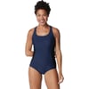 Speedo Womens Swimsuit One Piece Powerflex Ultraback SolidIllusion Speedo Navy