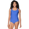 Speedo Womens Swimsuit One Piece Powerflex Ultraback SolidRoyal Blue