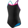 Speedo Womens Swimsuit One Piece Prolt Propel Back SolidBlueBlack