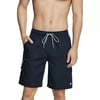 Speedo Mens Swim Trunk Knee Length Marina Edge SolidSpeedo Black