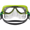 Speedo UnisexAdult Adventure Swim MaskLime GreenClear