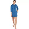 Speedo Womens Hooded Aquatic Fitness Robe and CoverUp with Full Front ZipBright Cobalt