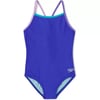 Speedo Girls Swimsuit One Piece Thin StrapsDazzling Blue