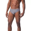 Speedo Mens Swimsuit Brief Endurance Lite Turnz PrintedDiscontinuedBlackGrey