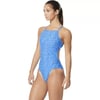 Blue Swimsuit One Piece Endurance Lite Flash Back Print - Manufacturer Discontinued