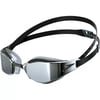 Speedo UnisexAdult Swim Goggles Mirrored Fastskin Hyper EliteBlackOxid GreyChrome