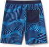 Speedo Boys Swim Trunk Knee Length Boardshort EBoard PrintedCurrent Geo Azure Blue