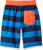 Speedo Boys Swim Trunk Knee Length Boardshort EBoard PrintedStripe Bright Ocean