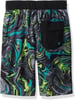 Speedo Boys Swim Trunk Knee Length Boardshort EBoard PrintedSwirl Speedo Black