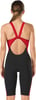 Speedo Female SwimsuitPowerplus KneeskinBlackTrue Red