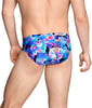 Speedo Mens Swimsuit Brief Endurance Lite Turnz PrintedBaja Blue