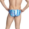 Speedo Mens Swimsuit Brief Endurance Lite Turnz PrintedBlue Multi