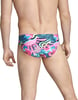 Speedo Mens Swimsuit Brief Endurance Lite Turnz PrintedTrue Blue