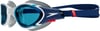 Speedo UnisexAdult Swim Goggle Biofuse 20Ammonite BlueWhiteRedBlue