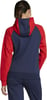 Speedo Womens Sweatshirt Full Zip Hooded Jacket Team Warm UpRedWhiteBlue