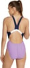 Speedo Womens Swimsuit One Piece Creora Highclo Quantum Splice High Cut SolidFusion Fairy Wren