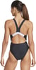 Speedo Womens Swimsuit One Piece Creora Highclo Quantum Splice High Cut SolidFusion Speedo Black