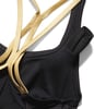 Speedo Womens Swimsuit One Piece Thin Strap High CutNew Black