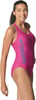 Speedo Womens Swimsuit One Piece Thin Strap High CutRose Violet