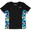 Uv Swim Shirt Short Sleeve Printed Rashguard Speedo Black