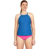 Speedo Womens Swimsuit Top Tankini Adjustable High NeckBright Cobalt