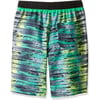 Speedo Boys Swim Trunk Knee Length Boardshort EBoard PrintedSplash Algae Green