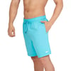 imageSpeedo Mens Swim Trunk Mid Length Redondo SolidBlue Atoll