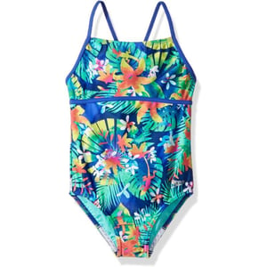 Speedo Girls Swimsuit One Piece Thin StrapsDark Peri