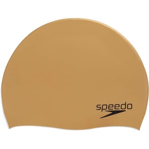 Speedo Swim Cap SiliconeElastomericMetallic Gold