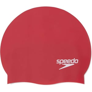 Speedo Swim Cap SiliconeElastomericNew Poppy Red