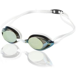 Speedo Swim Goggles Mirrored Vanquisher 20  Manufacturer DiscontinuedGoldWhite